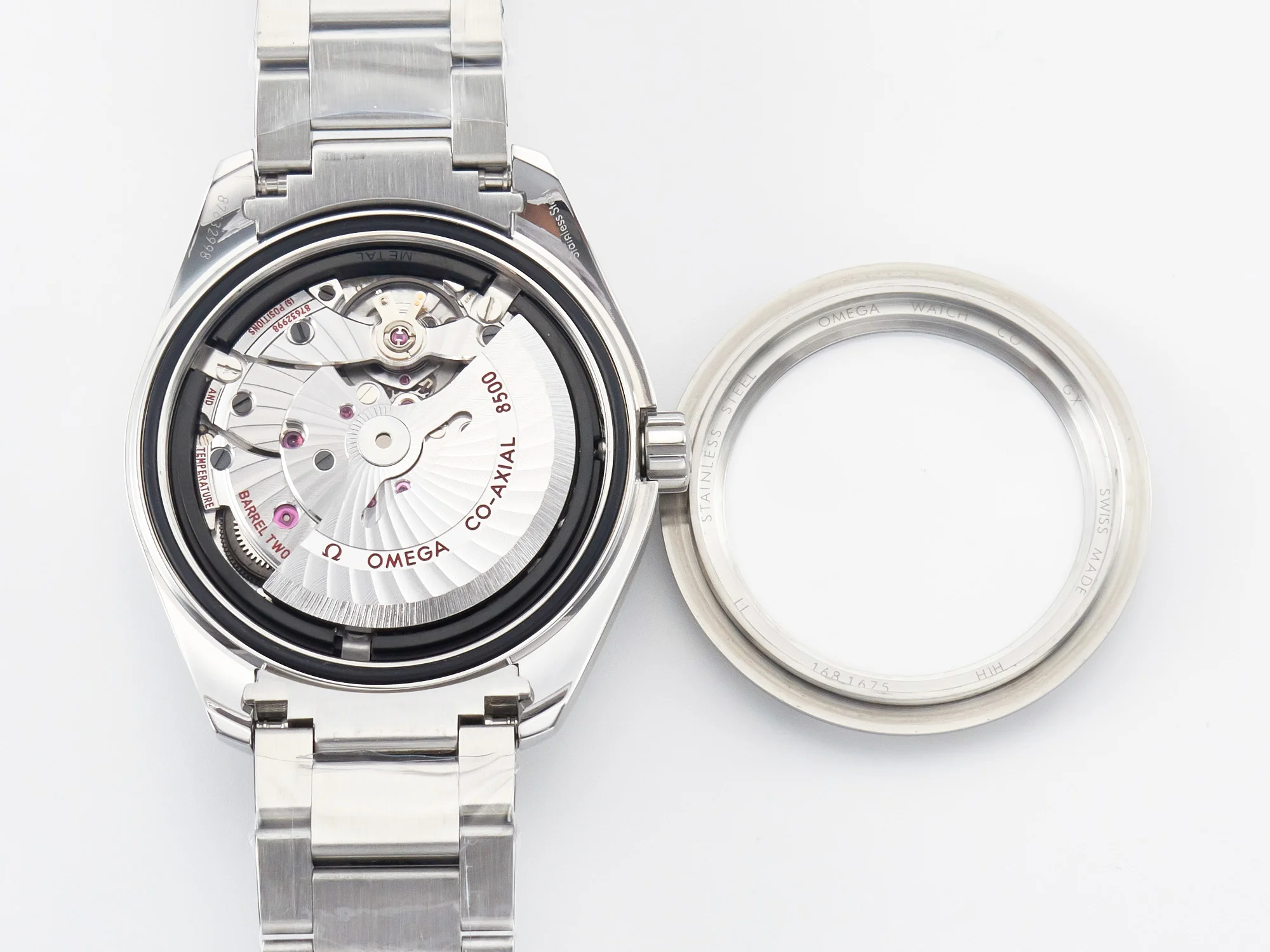 Aqua Terra 150m 41mm VSF 1:1 Best Edition White Textured Dial on SS Bracelet A8500 Super Clone