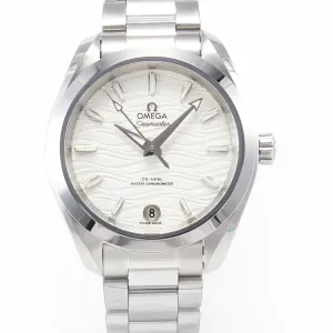 Aqua Terra 150M SS VSF 1:1 Best Edition White Dial SS Hand on SS Bracelet A8800