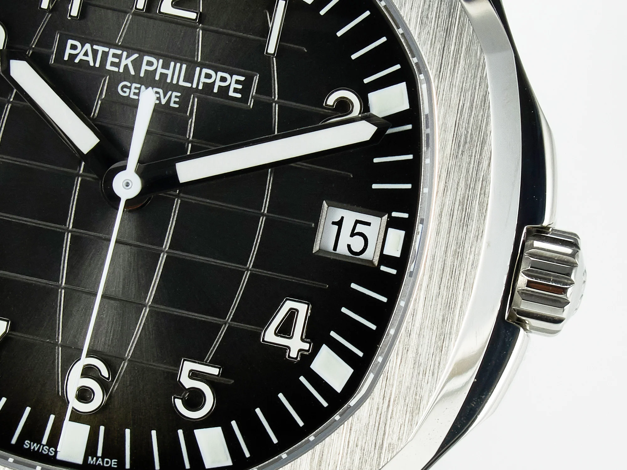 Aquanaut 5167A SS 3KF 1:1 Best Edition Black Dial on Black Rubber Strap A324 Super Clone(New clasp)