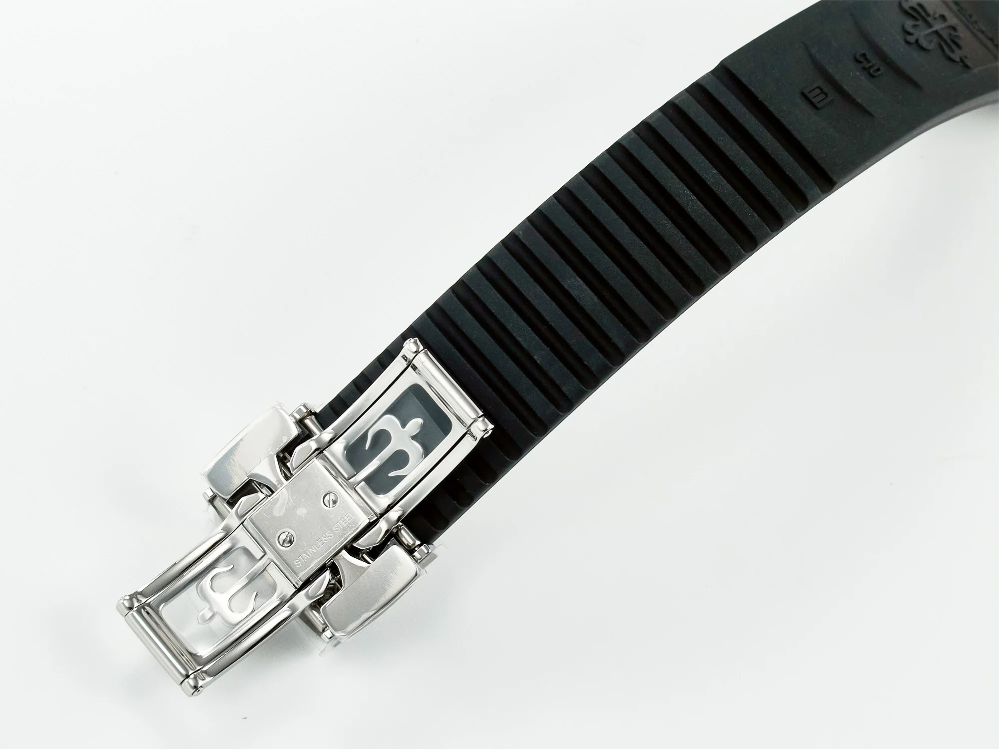 Aquanaut 5167A SS 3KF 1:1 Best Edition Black Dial on Black Rubber Strap A324 Super Clone(New clasp)