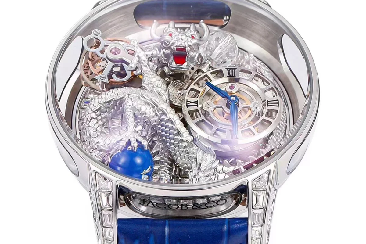 Astronomia Silver Dragon White Gold with Diamonds