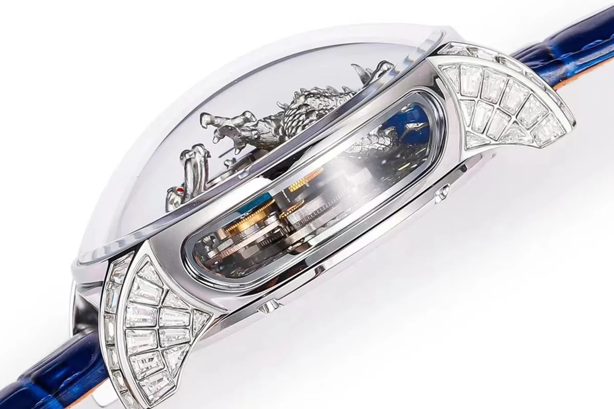 Astronomia Silver Dragon White Gold with Diamonds
