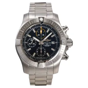 Avenger Chronograph 45 Black Dial on Steel Ref. A13317101B1A1