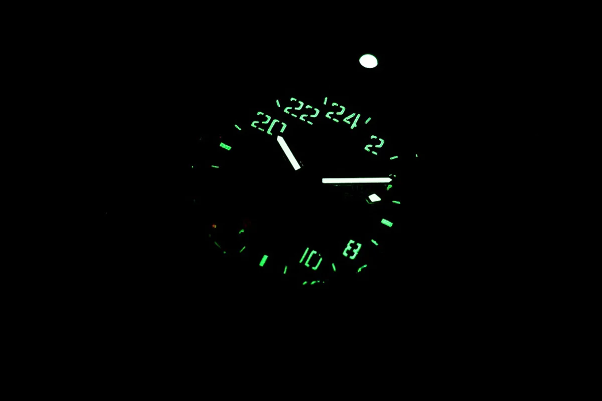 Avenger Hurricane Black Dial on Green Nylon Strap