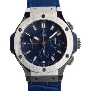 Big Bang Chronograph Evolution Steel Blue Dial