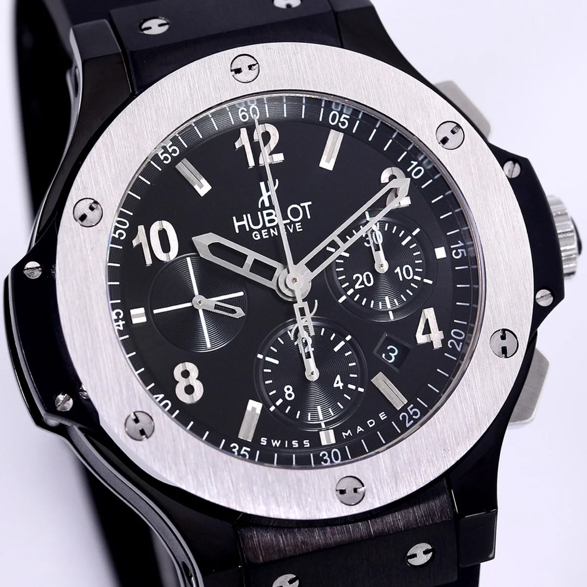 Big Bang Chronograph Ice Bang Ceramic Numerals Marker