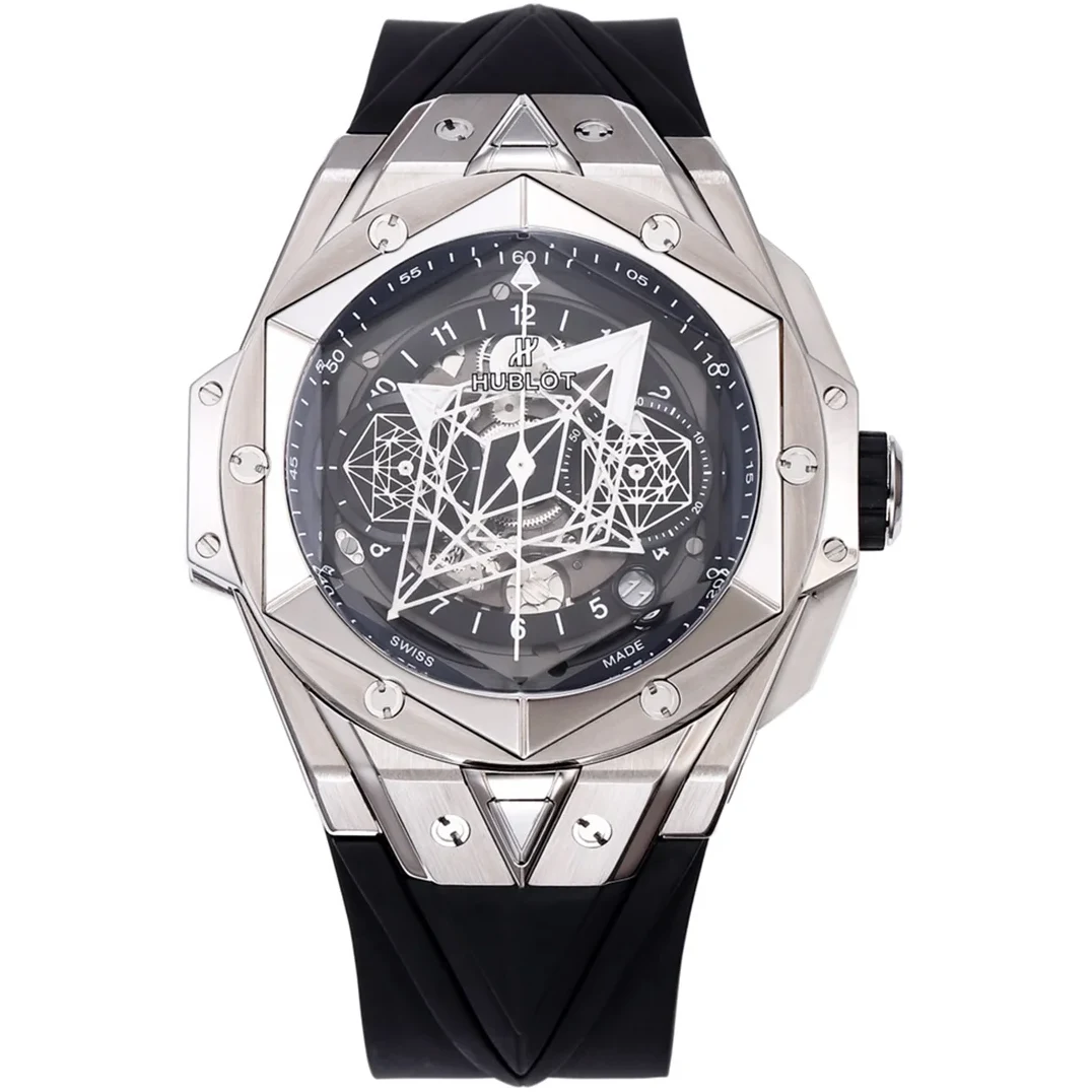 Big Bang Sang Bleu II Black Dial in Titanium