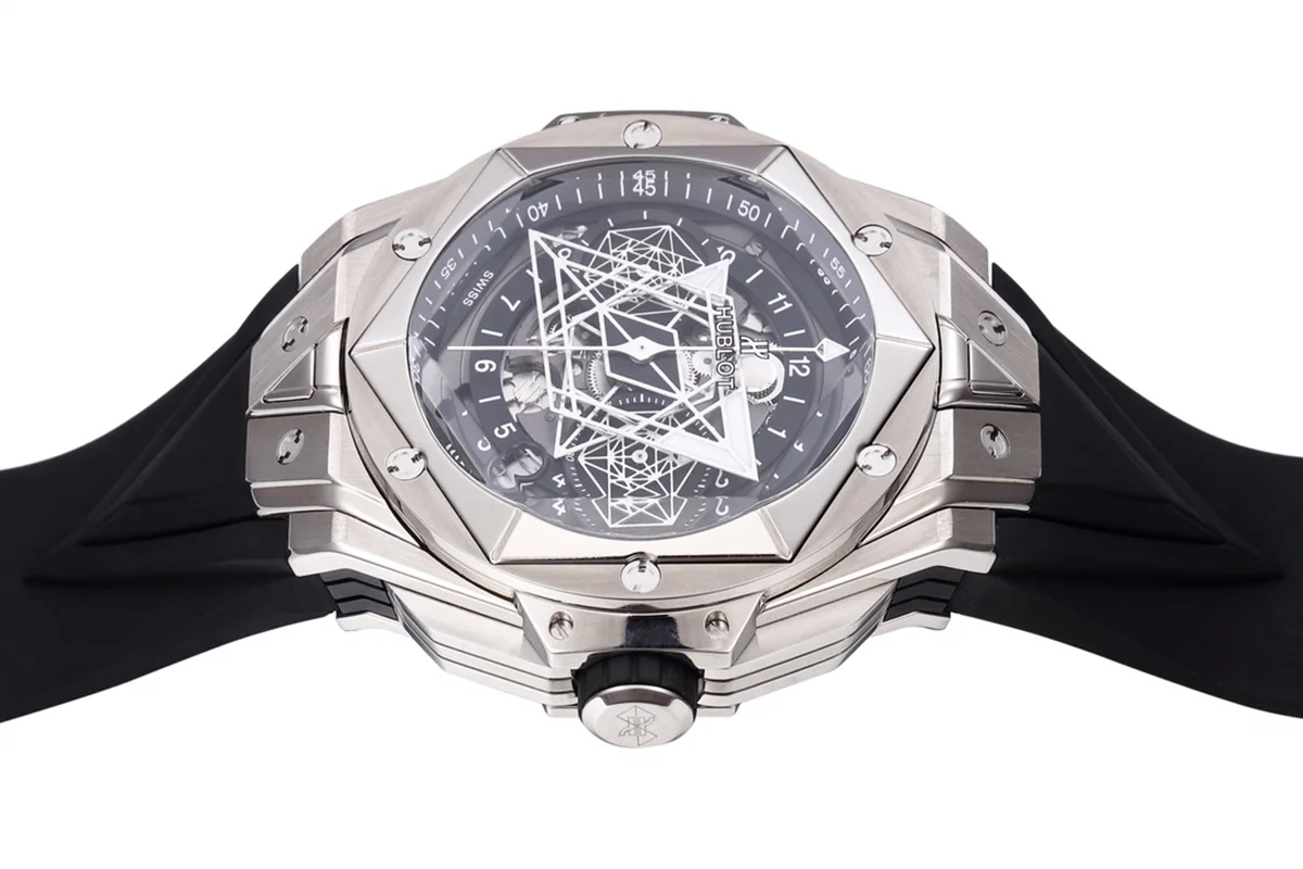 Big Bang Sang Bleu II Black Dial in Titanium