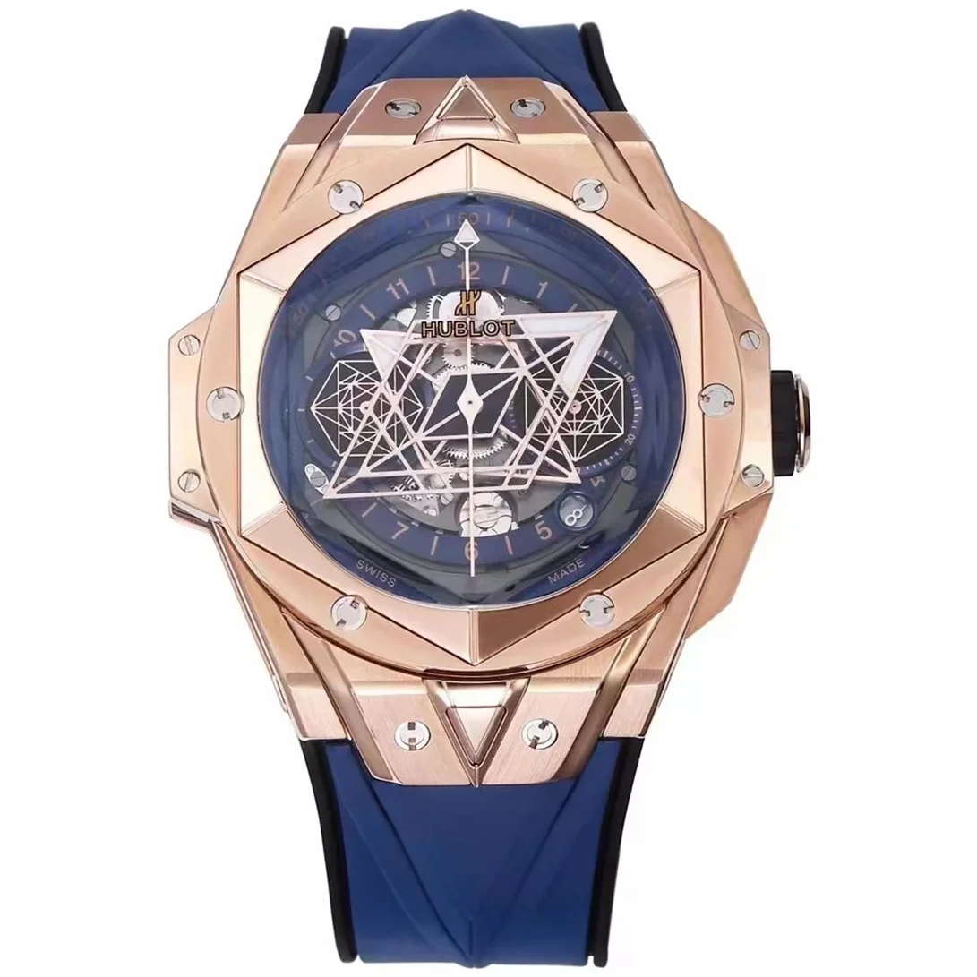Big Bang Sang Bleu II Blue Dial in Rose Gold