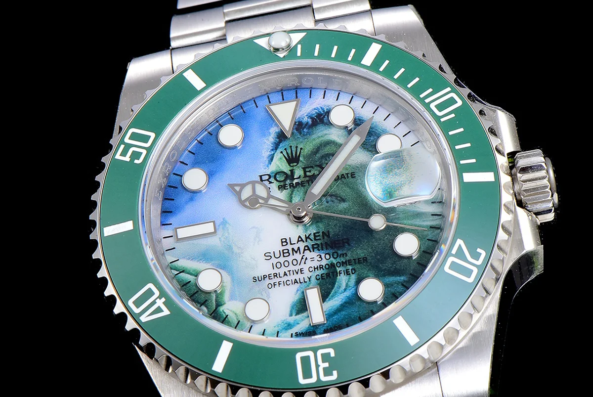 Blaken Submariner 116610 Hulk Dial on Bracelet