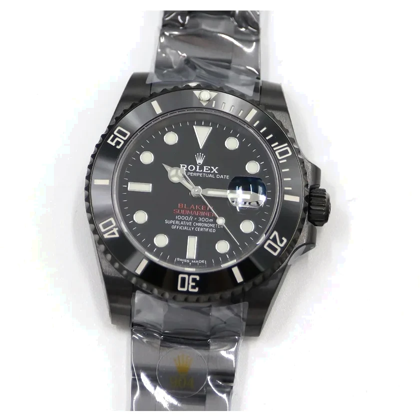 Blaken Submariner Black Dial in PVD