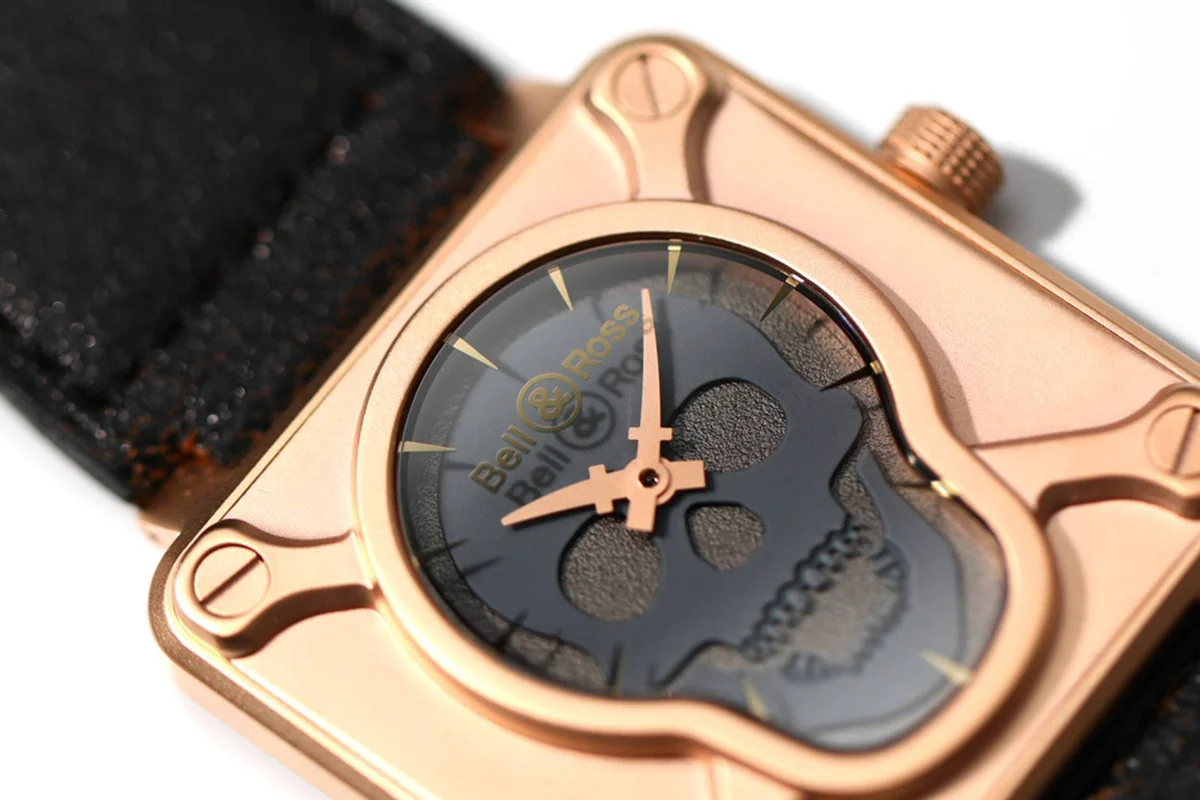 BR 01 Skull Bronze Black