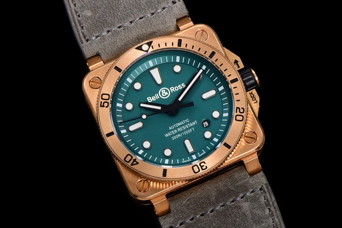 BR 03-92 Diver Green Bronze