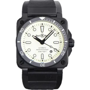 BR 03-92 White Dial in PVD