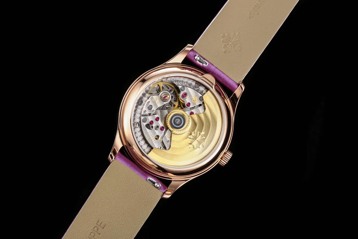 Calatrava 4997/200R Purple Dial in Rose Gold on Purple Leather Strap