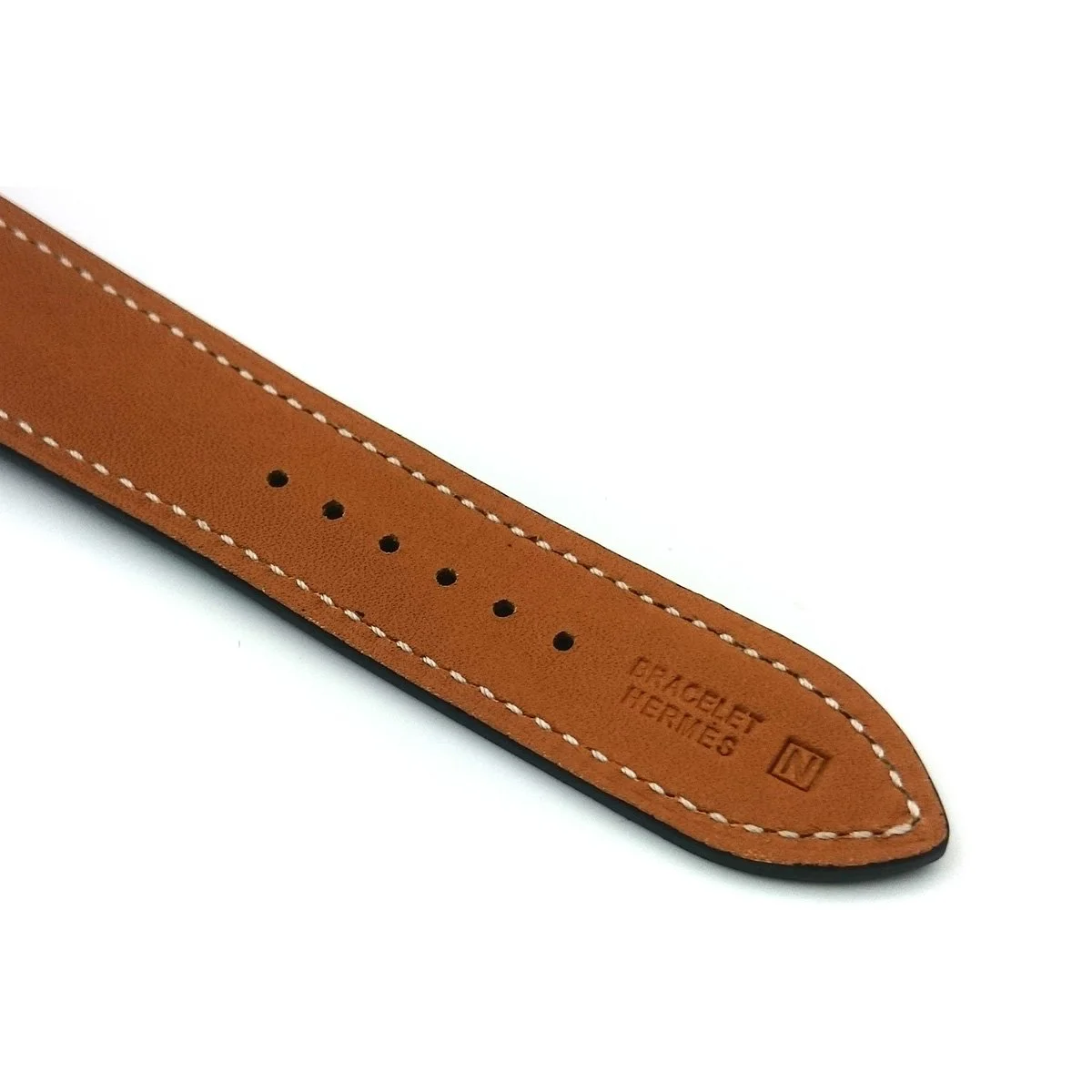 Cape Cod Steel with Diamond Bezel on Vermilion Epsom Leather Strap