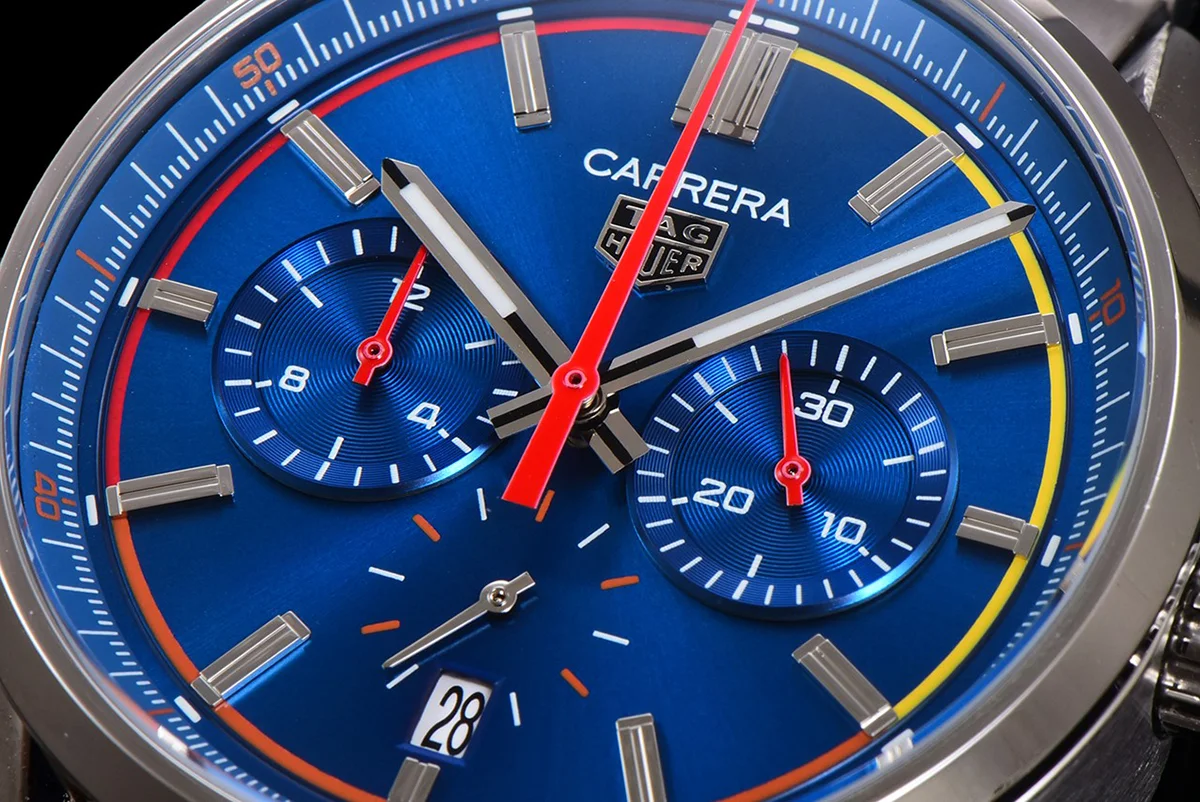 Carrera Chronograph 42 Blue Dial