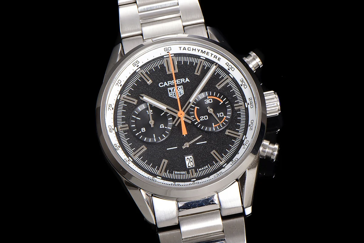 Carrera Chronograph 43 Black Dial