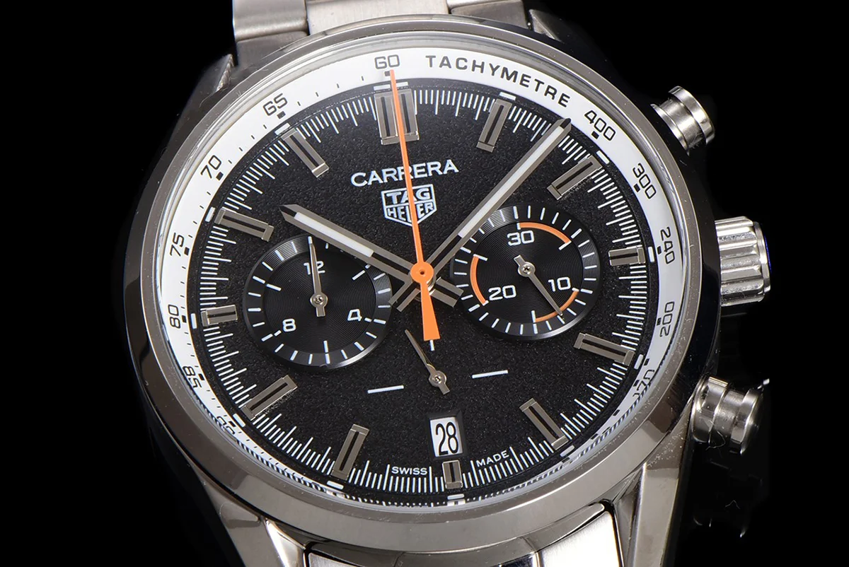 Carrera Chronograph 43 Black Dial