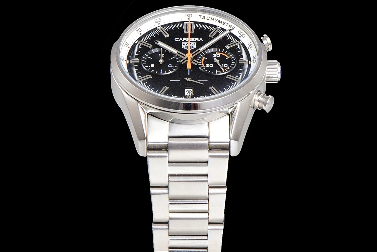 Carrera Chronograph 43 Black Dial