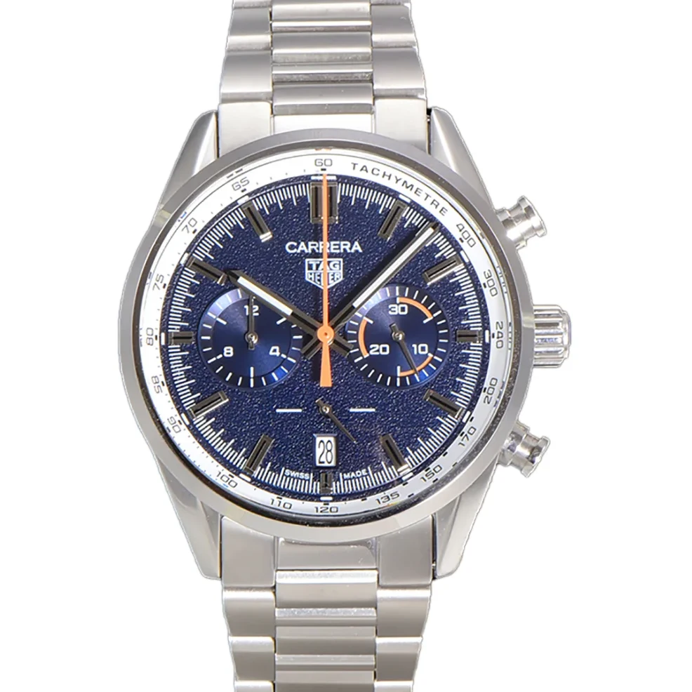 Carrera Chronograph 43 Blue Dial