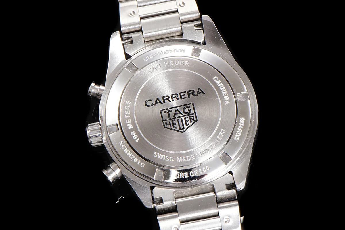 Carrera Chronograph 43 Blue Dial