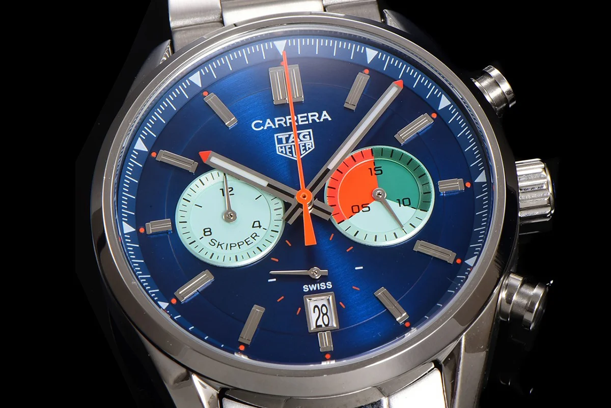 Carrera Skipper 39 Blue Dial