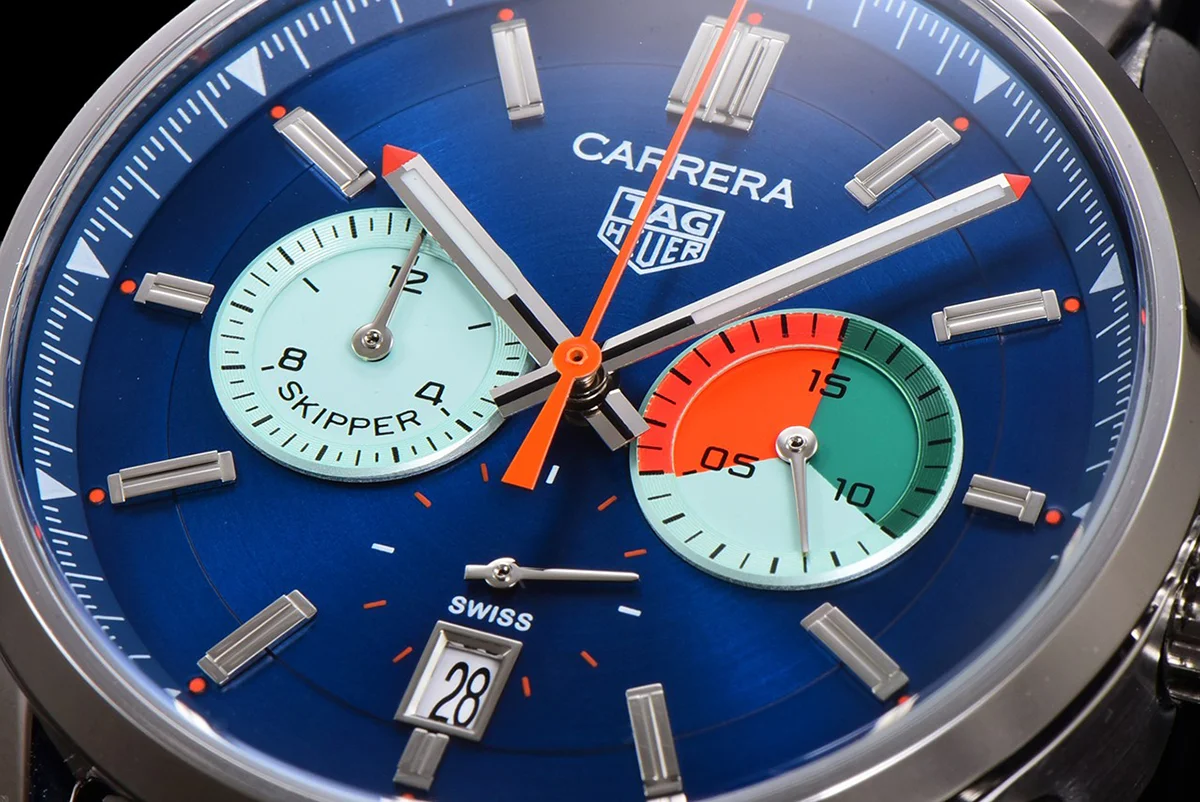 Carrera Skipper 39 Blue Dial
