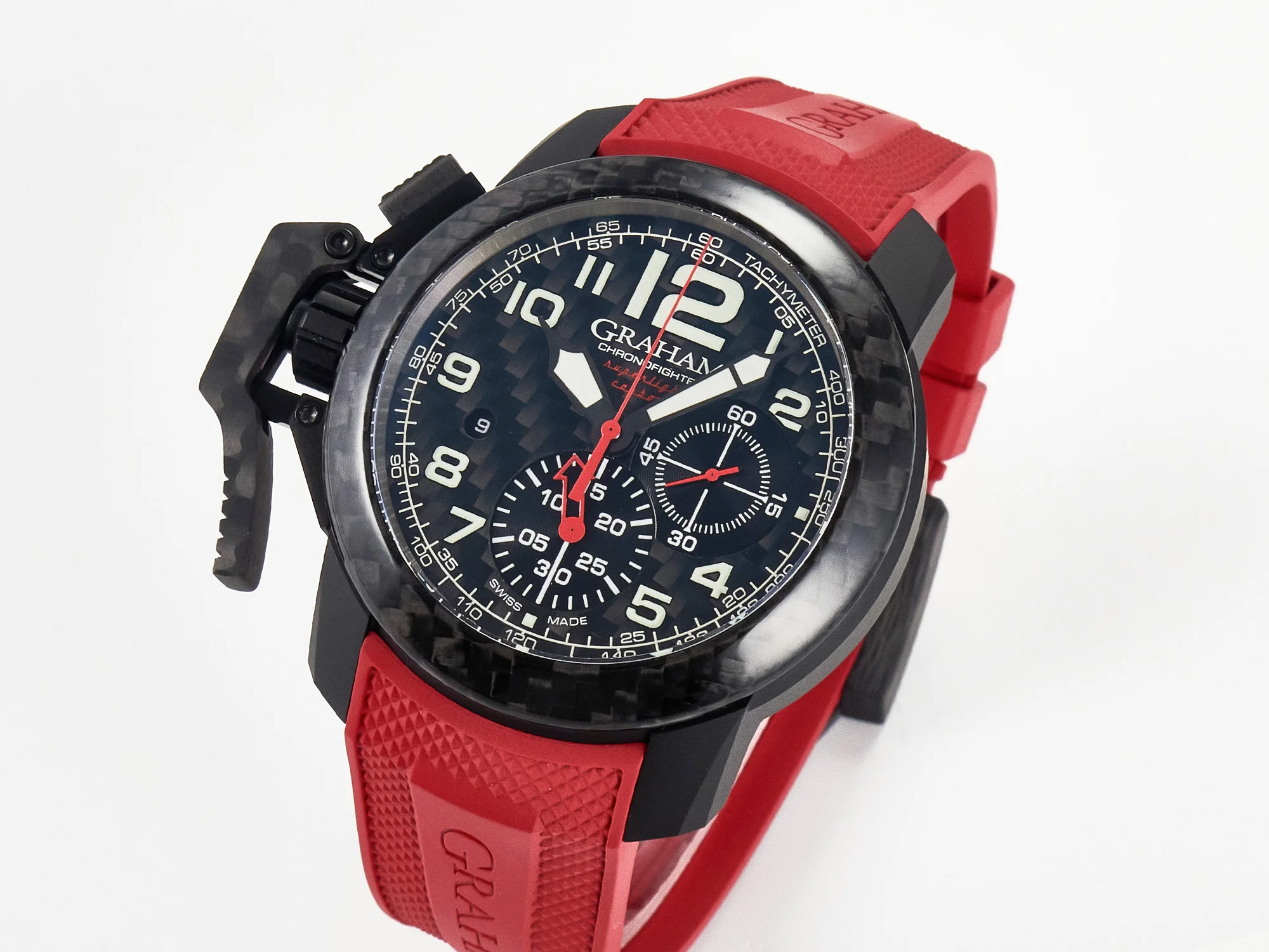 Chronofighter Superlight JKF 1:1 Best Edition on Red Rubber Strap A7750