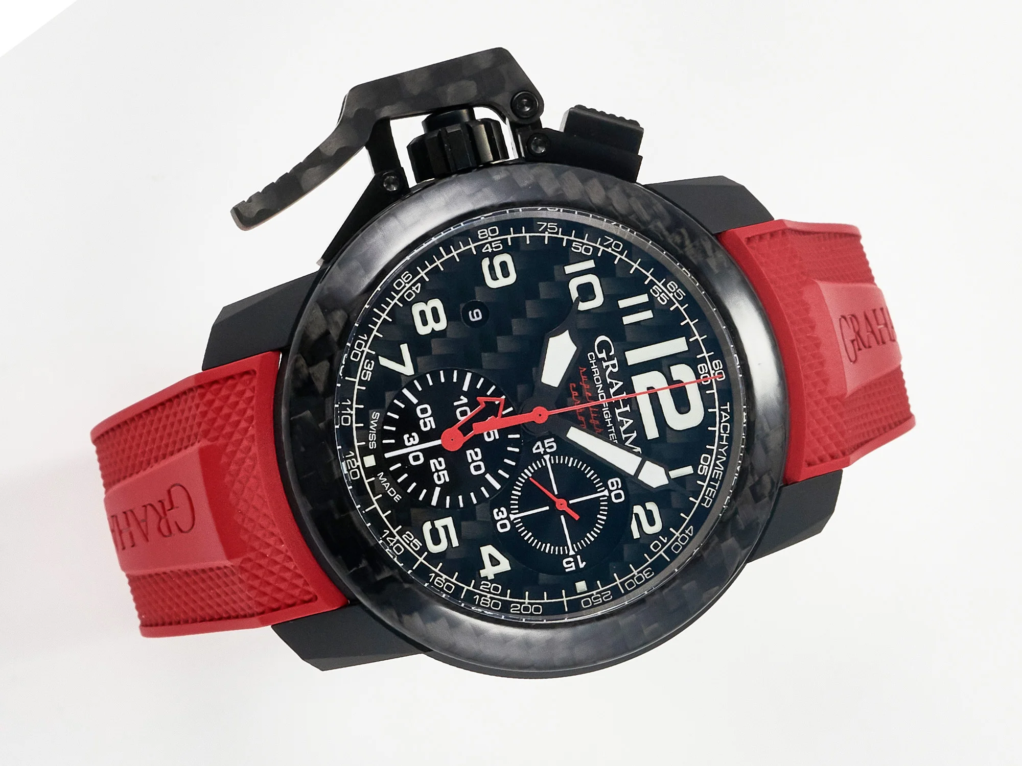 Chronofighter Superlight JKF 1:1 Best Edition on Red Rubber Strap A7750