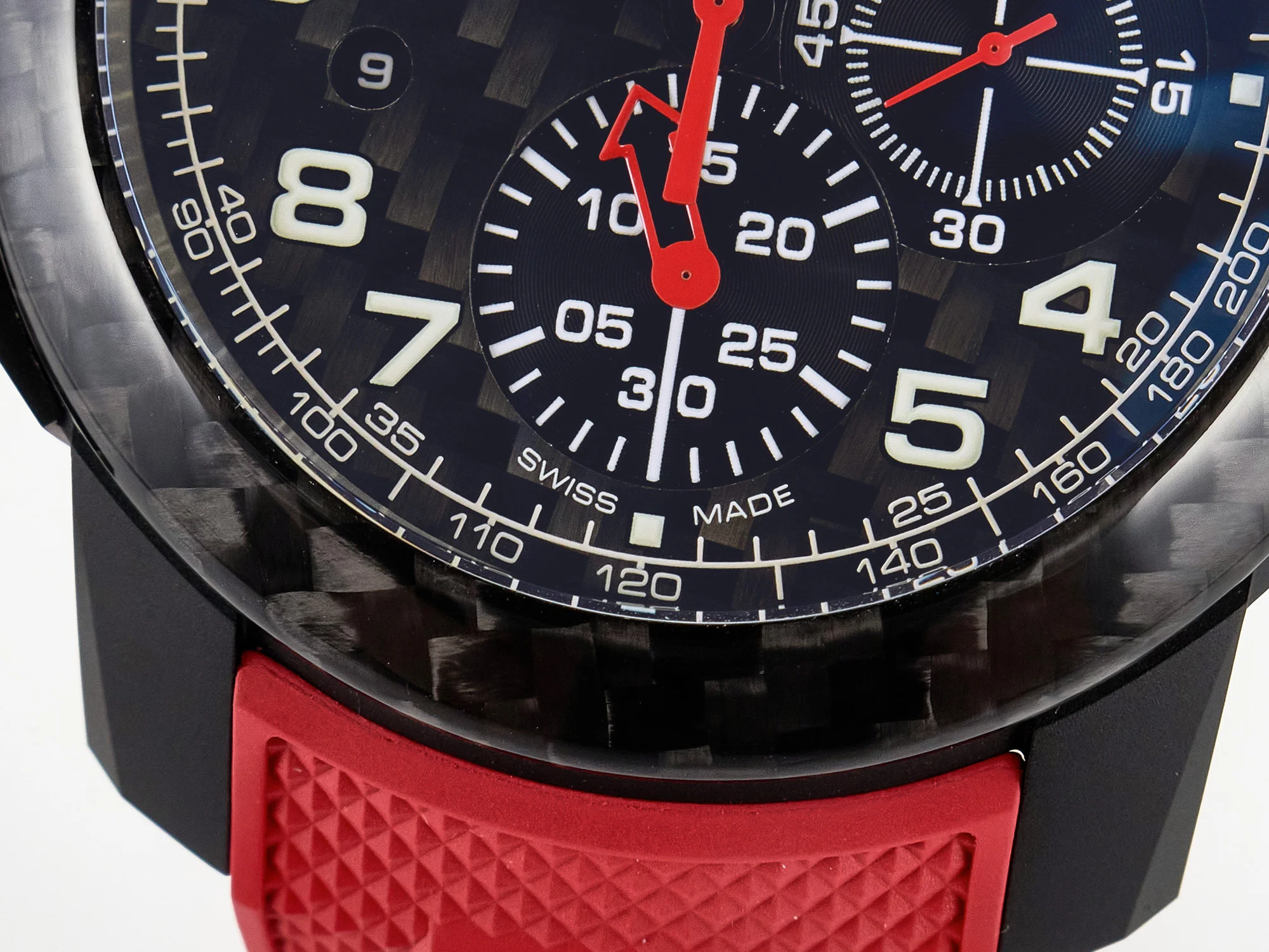 Chronofighter Superlight JKF 1:1 Best Edition on Red Rubber Strap A7750