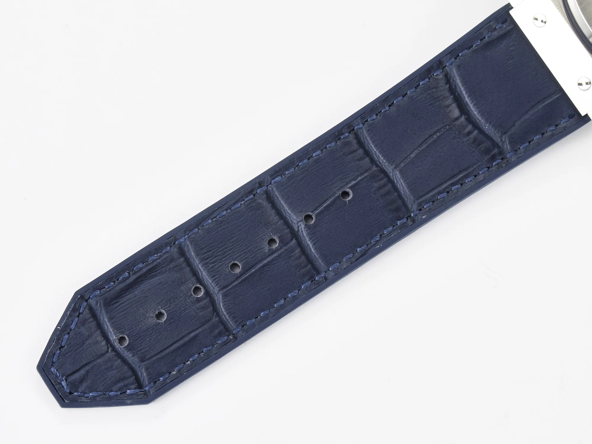 Classic Fusion 42mm SS JJF 1:1 Best Edition Blue Dial on Blue Gummy Leather Strap