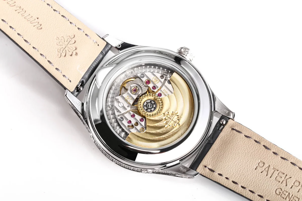 Complications 4948G Annual Calendar Moonphase MOP Dial in White Gold on Leather Strap