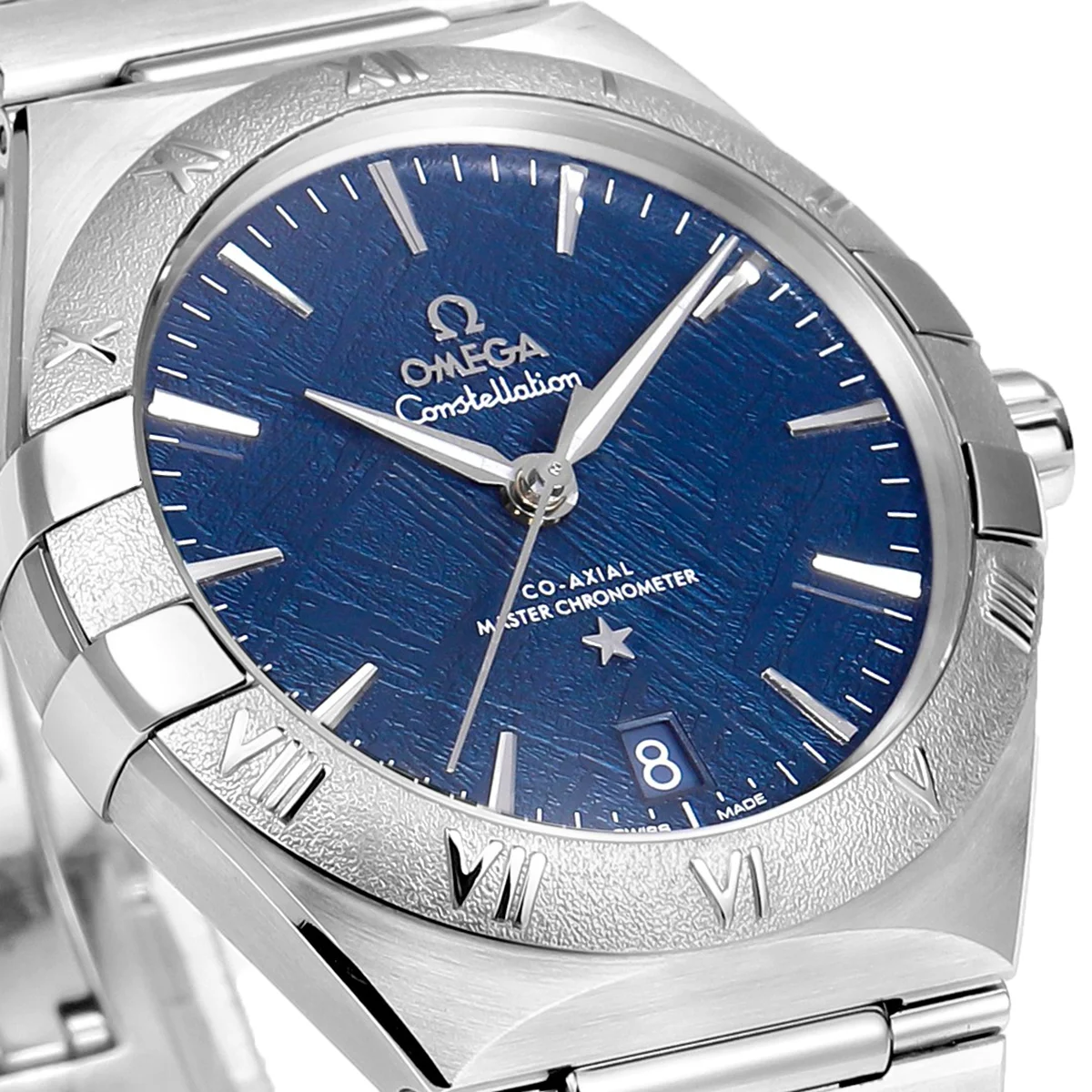 Constellation Co-Axial Master Chronometer 41mm Blue Meteorite Dial on Bracelet
