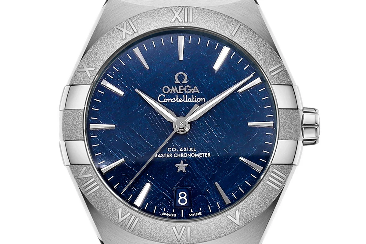 Constellation Co-Axial Master Chronometer 41mm Blue Meteorite Dial on Bracelet