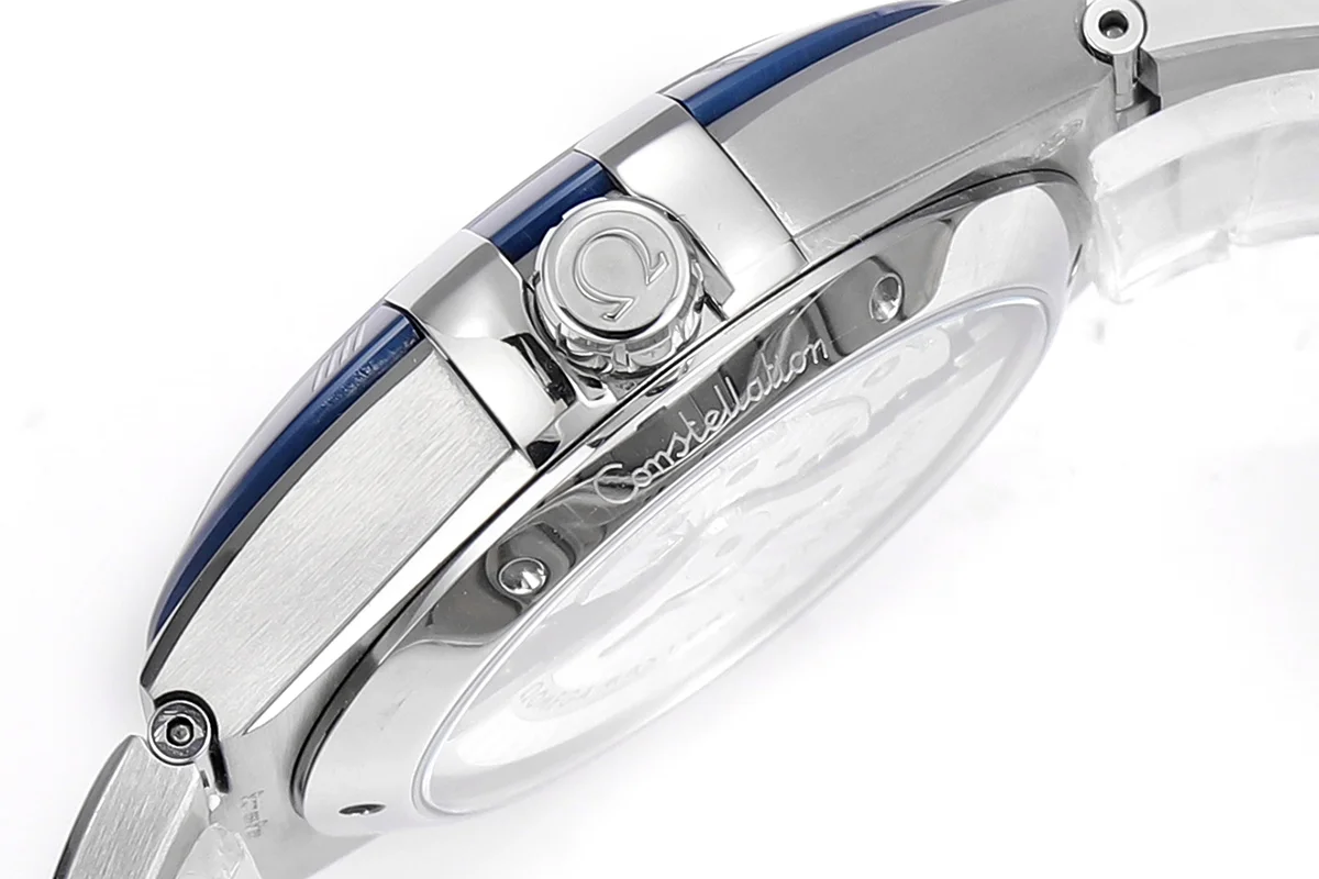 Constellation Co-Axial Master Chronometer 41mm White Dial with Ceramic Bezel on Bracelet