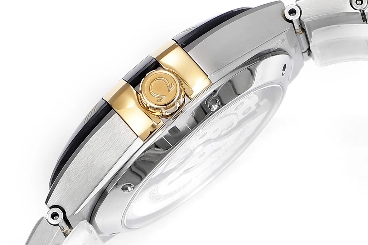 Constellation Co-Axial Master Chronometer Sedna™ Gold 41mm Green Dial with Ceramic Bezel on Bracelet