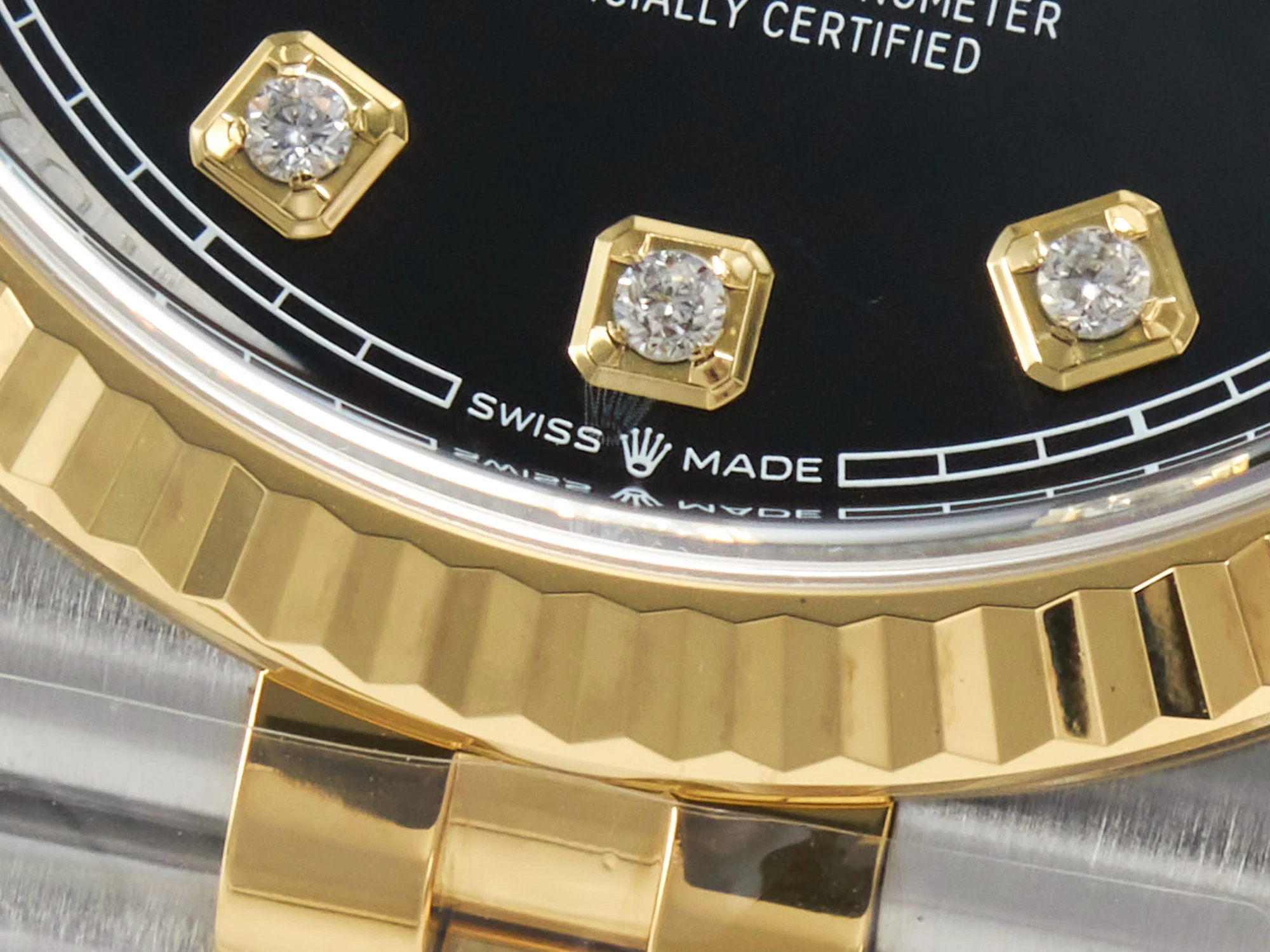 DateJust 36 126233 Clean 1:1 Best Edition 904L Steel Black Diamonds Dial on SS/YG Jubilee Bracelet VR3235