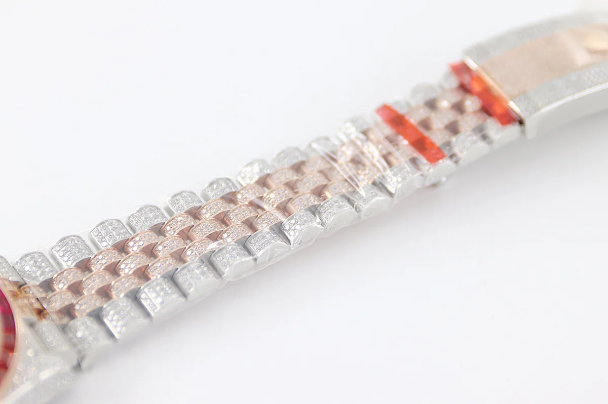 Datejust 41 126300 Diamond Dial Arabic Markers in Rose Gold on Jubilee Bracelet