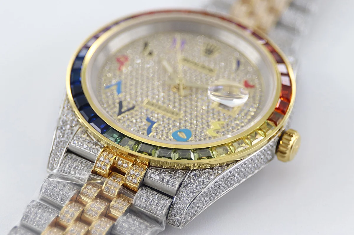 Datejust 41 126300 Diamond Dial Arabic Markers in Yellow Gold on Jubilee Bracelet