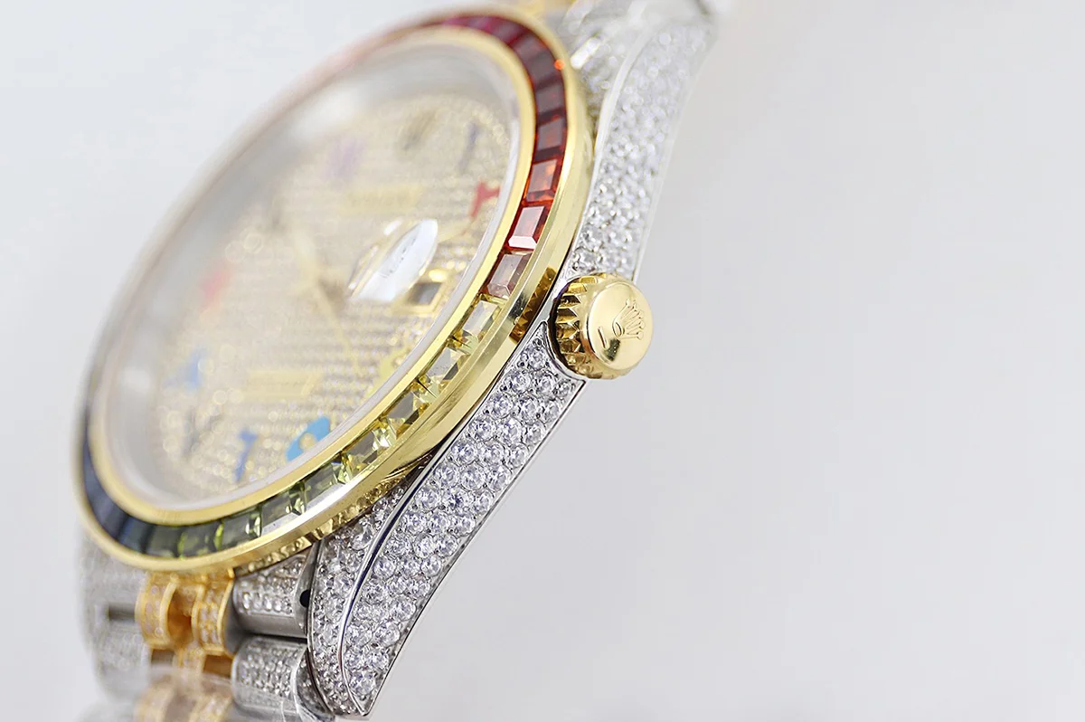 Datejust 41 126300 Diamond Dial Arabic Markers in Yellow Gold on Jubilee Bracelet