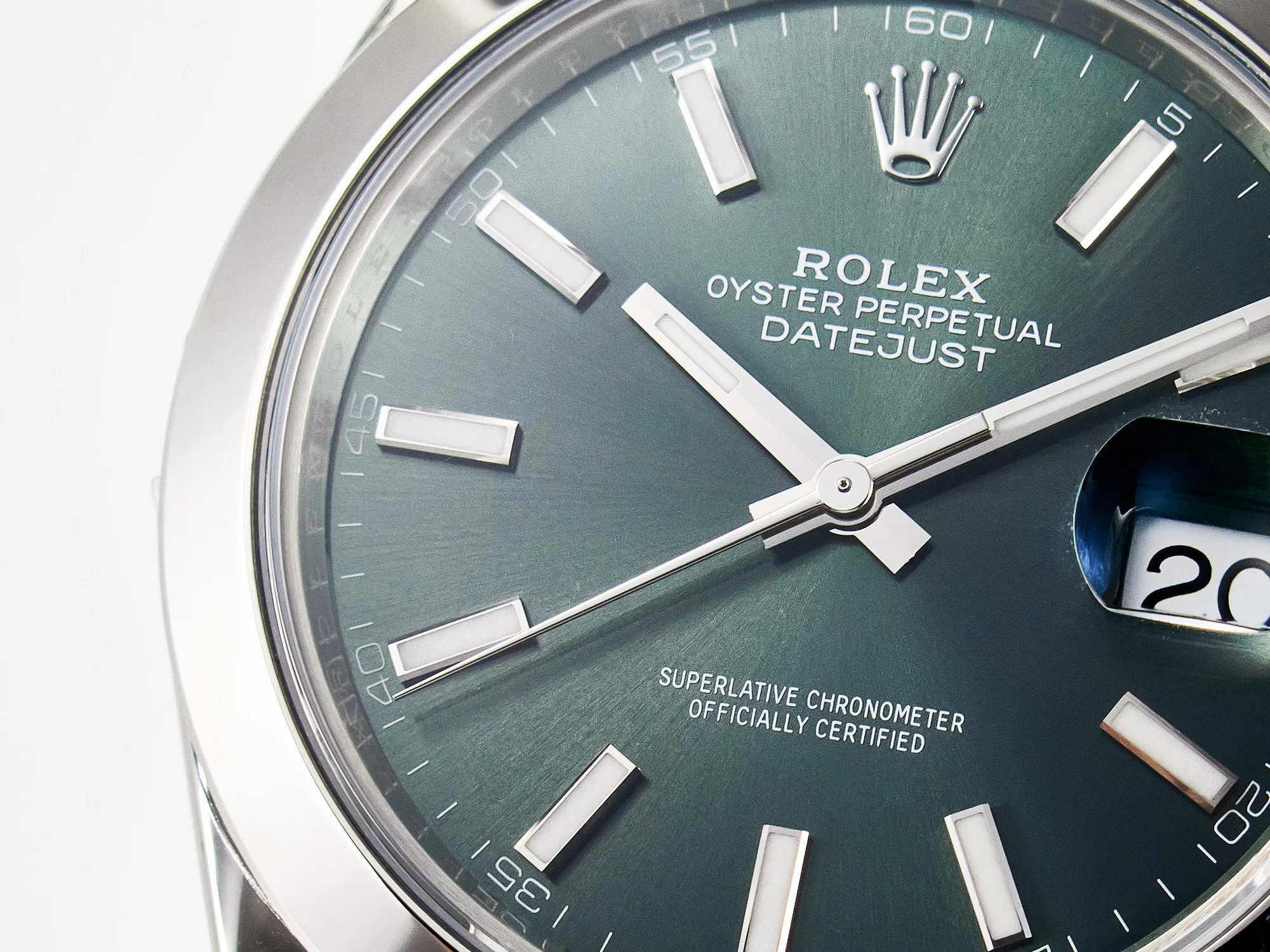 DateJust 41 126330 904L SS VSF 1:1 Best Edition Green Dial on Oyster Bracelet VS3235
