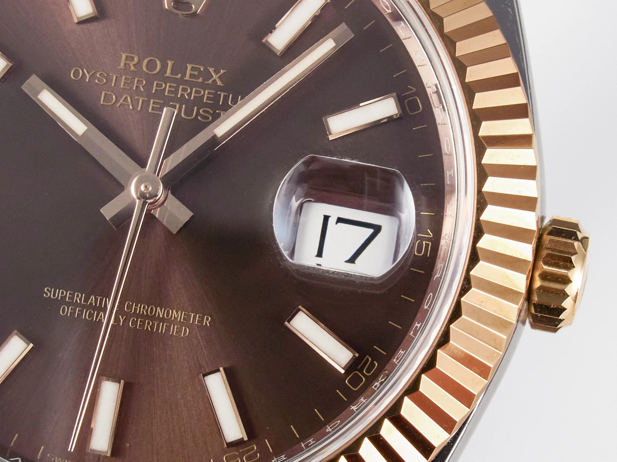 DateJust 41 126331 ARF 1:1 Best Edition 904L Steel Brown Dial on SS/RG Jubilee Bracelet SH3235(Gain Weight)