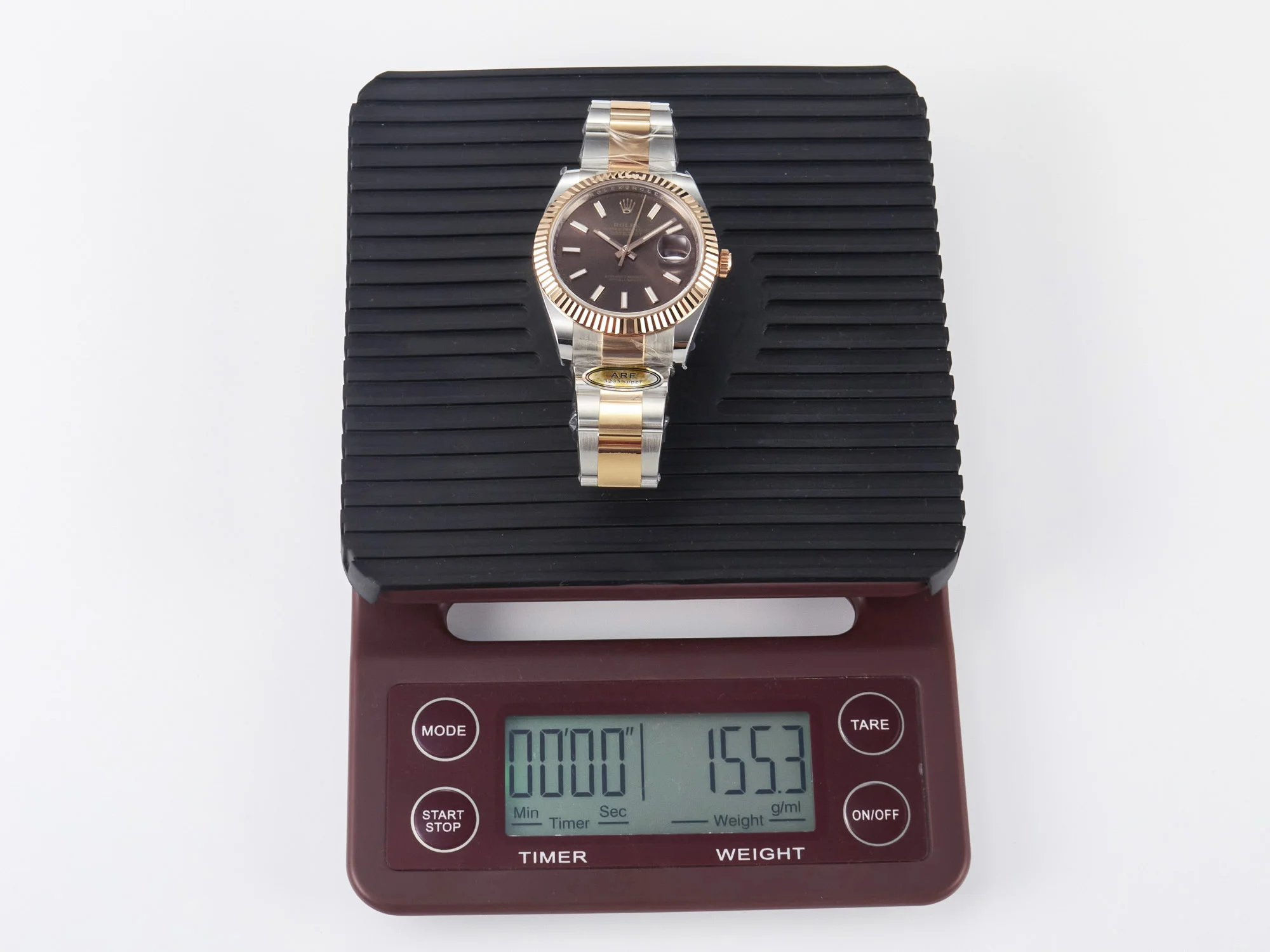 DateJust 41 126331 ARF 1:1 Best Edition 904L Steel Brown Dial on SS/RG Oyster Bracelet SH3235(Gain Weight)