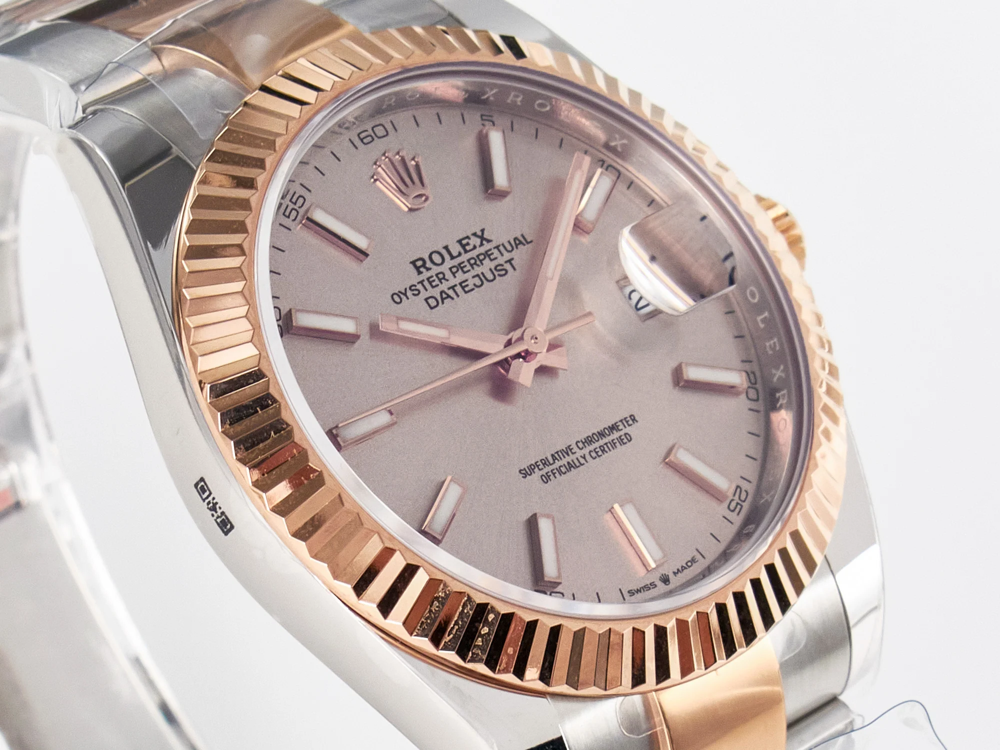DateJust 41 126331 ARF 1:1 Best Edition 904L Steel RG Dial on SS/RG Oyster Bracelet SH3235(Gain Weight)