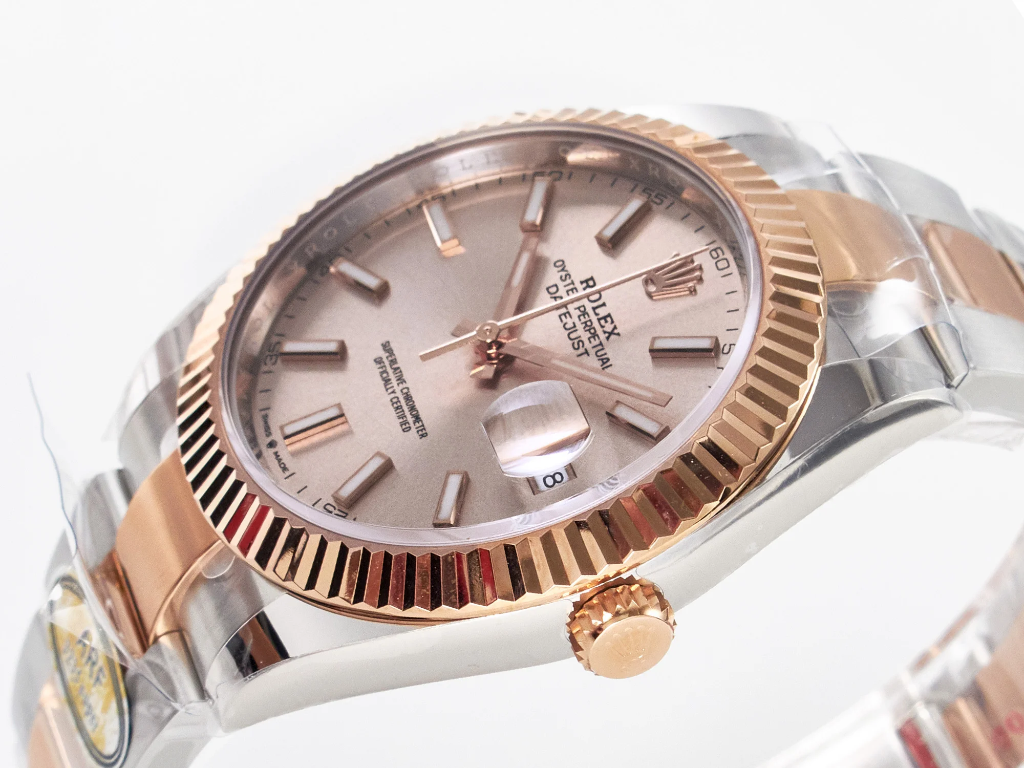 DateJust 41 126331 ARF 1:1 Best Edition 904L Steel RG Dial on SS/RG Oyster Bracelet SH3235(Gain Weight)