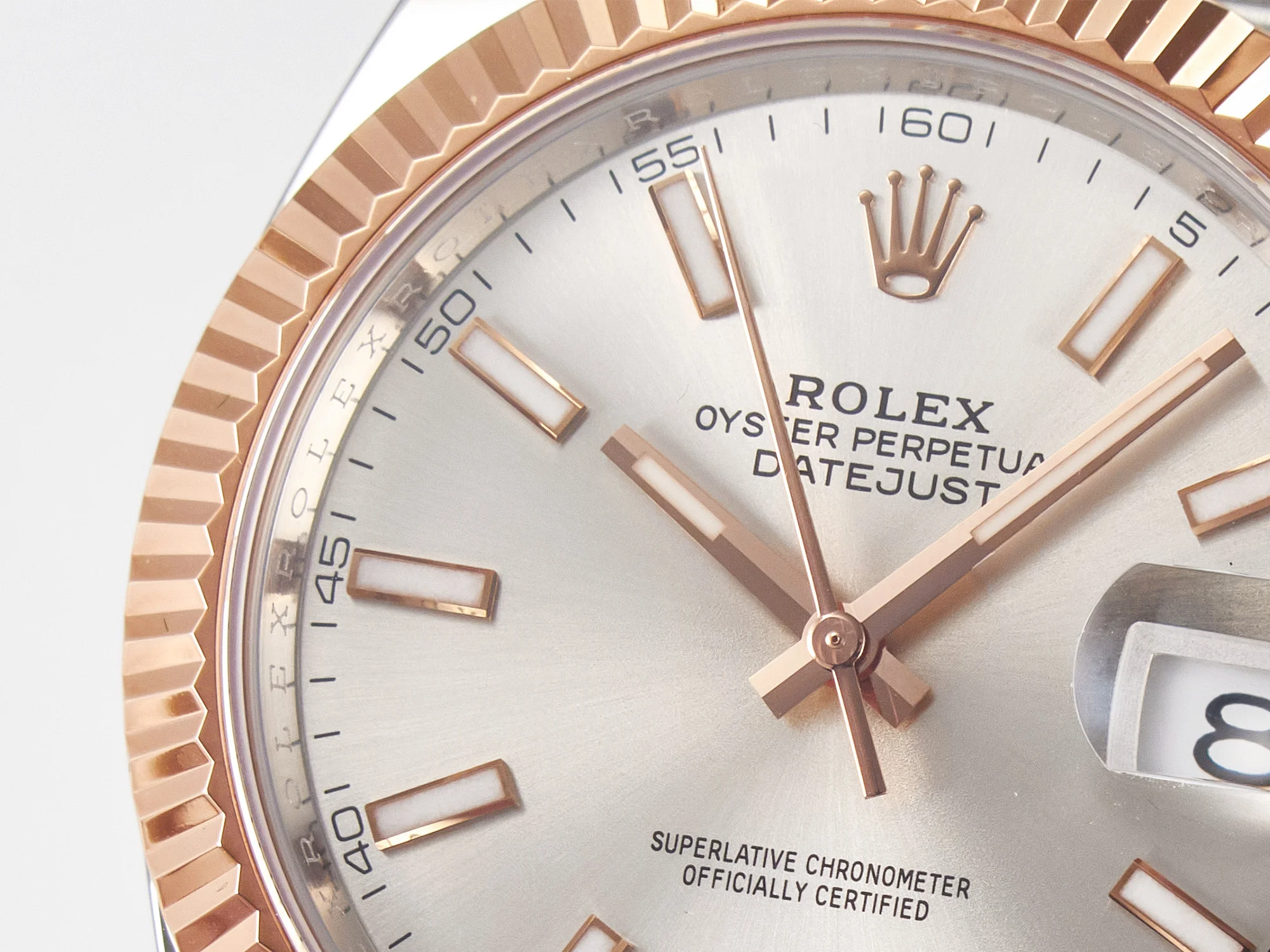 DateJust 41 126331 ARF 1:1 Best Edition 904L Steel Silver Dial on SS/RG Jubilee Bracelet SH3235(Gain Weight)