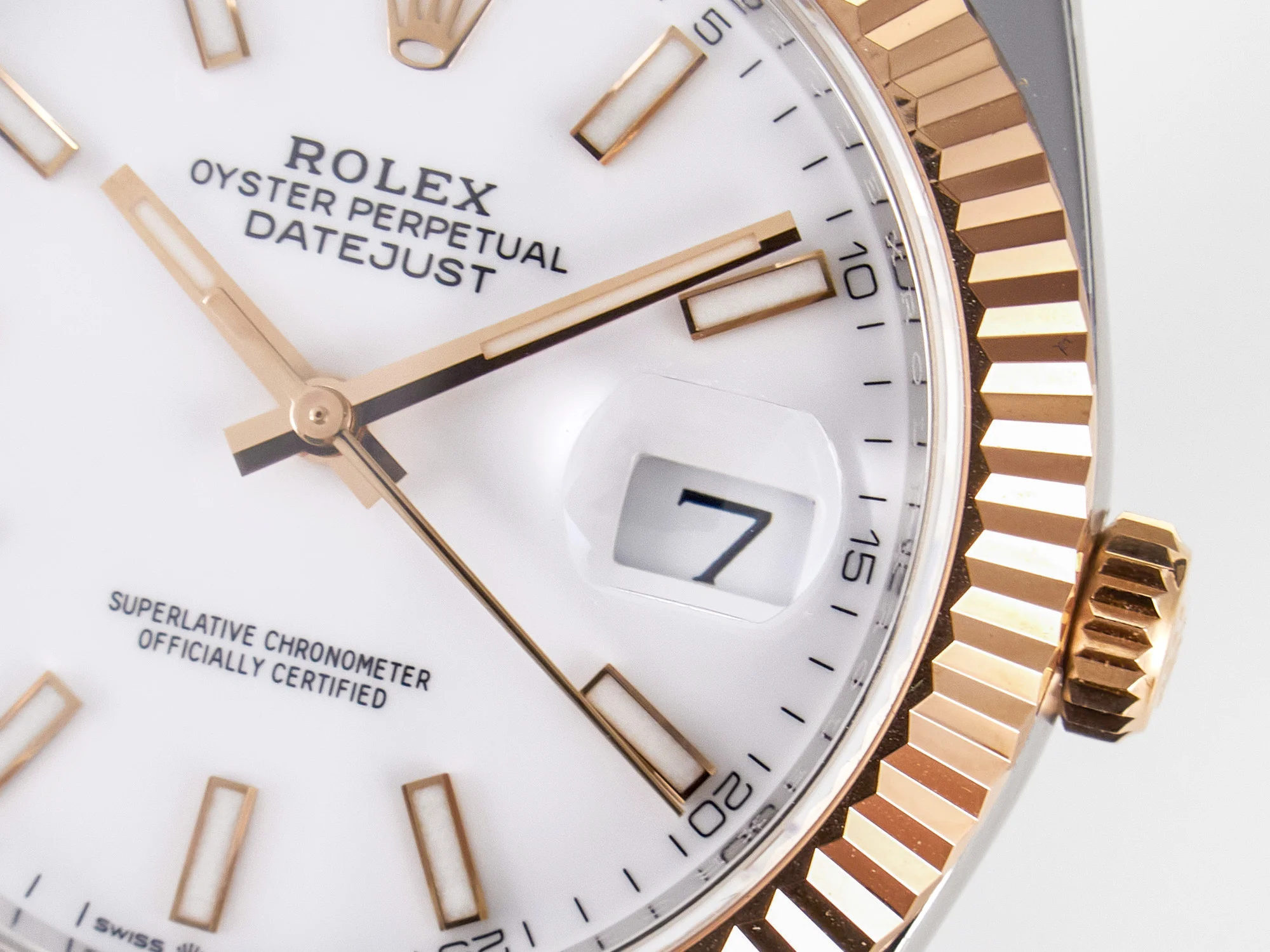 DateJust 41 126331 ARF 1:1 Best Edition 904L Steel White Dial on SS/RG Jubilee Bracelet SH3235(Gain Weight)