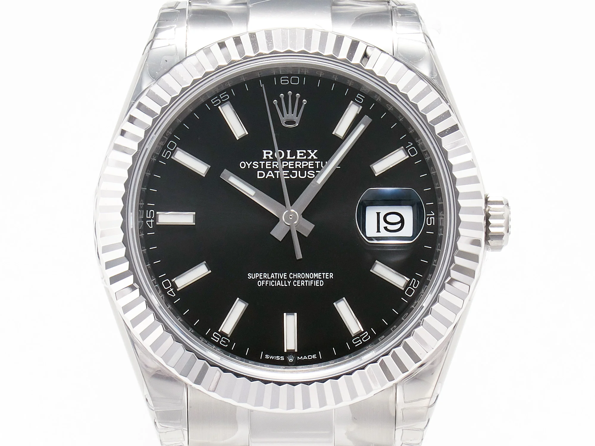 DateJust 41 126334 904L SS VSF 1:1 Best Edition Black Dial on Oyster Bracelet VS3235 V2 (133g)