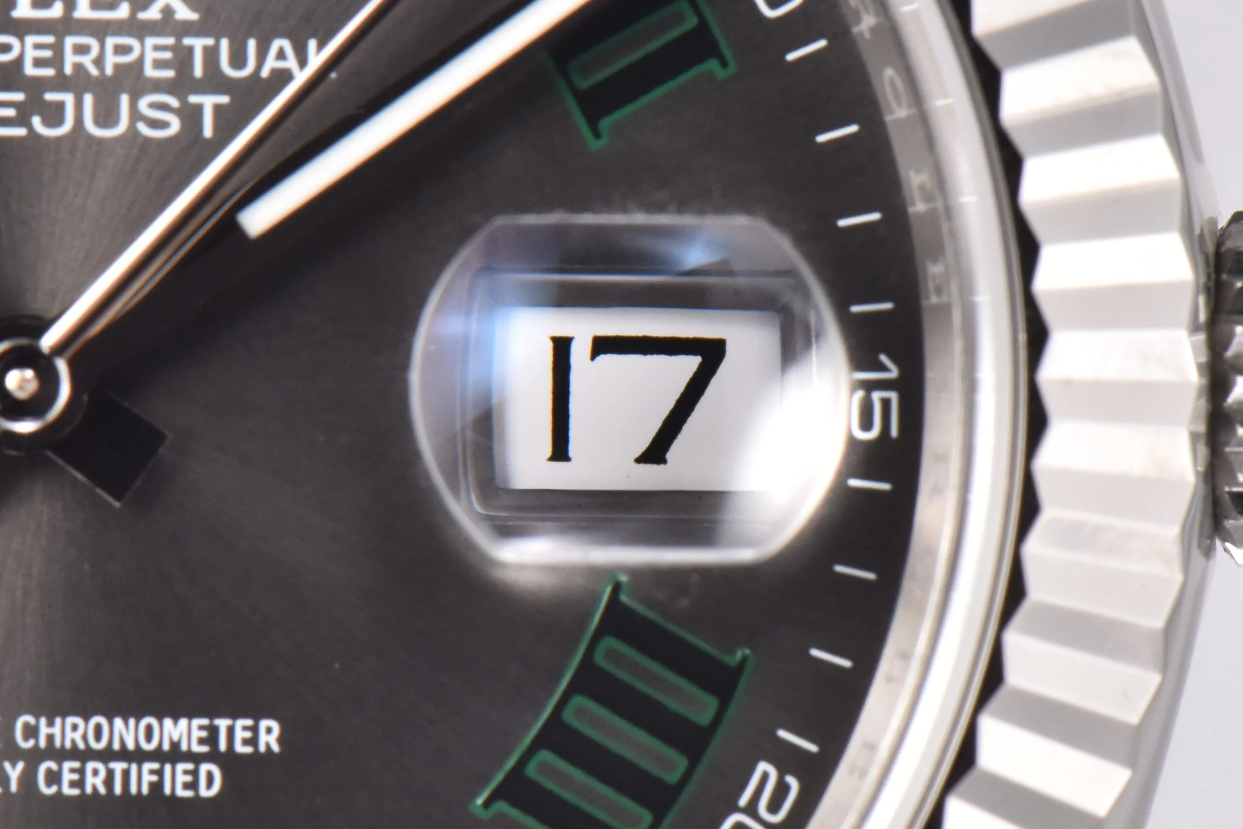 Datejust 41 126334 Slate Dial Stick Markers on Jubilee Bracelet
